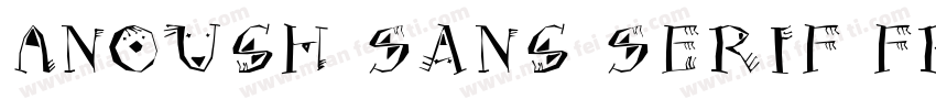 Anoush Sans Serif from AI Lab字体转换